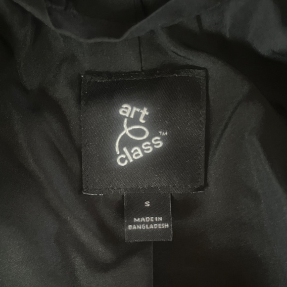 🖤 Mini Style Icon Alert! 🖤 Art Class Faux Leather Moto Jacket - Girls size (S) - Picture 12 of 12